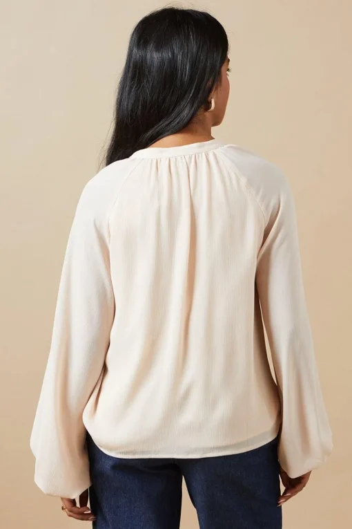 Chiffon Ruffle Blouse