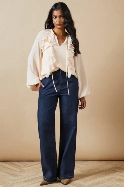 Chiffon Ruffle Blouse