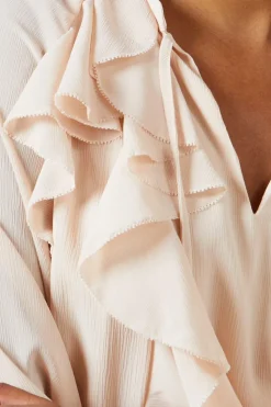 Chiffon Ruffle Blouse