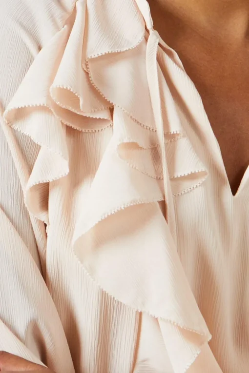 Chiffon Ruffle Blouse