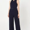 Collared Straight Leg Jumpsuit