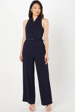 Collared Straight Leg Jumpsuit