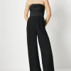 Corset Bodice Wide Leg Jumpsuit