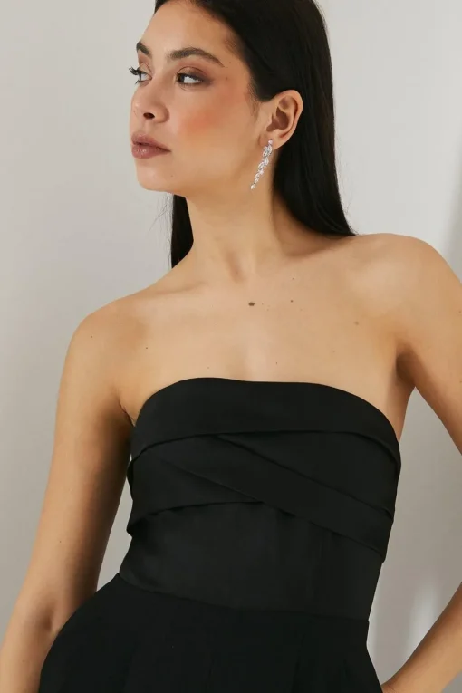 Corset Bodice Wide Leg Jumpsuit