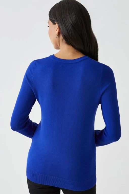 Crew Button Detail Jumper