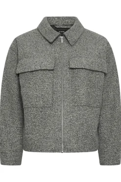 Cropped Boucle Jacket