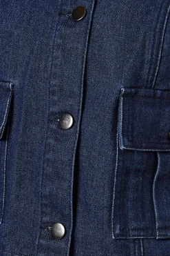 Cropped Collarless Jacket
