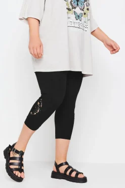 Cropped Lace Leggings