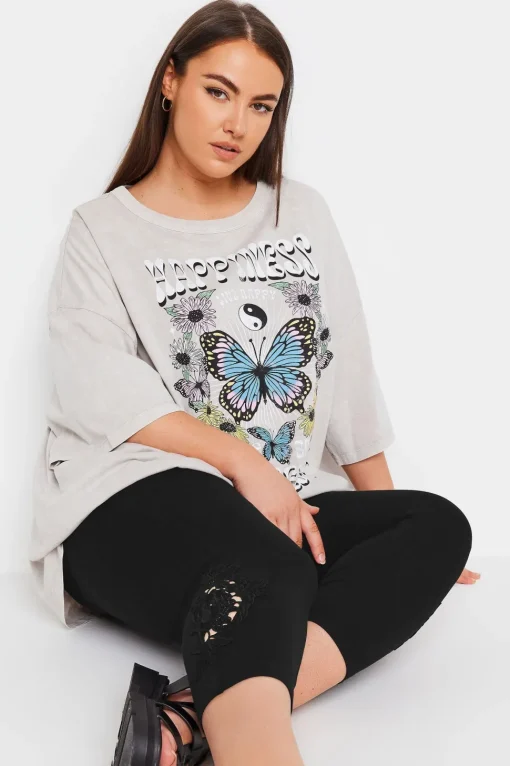 Cropped Lace Leggings