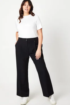 Curve Smart Wide Leg Trousers