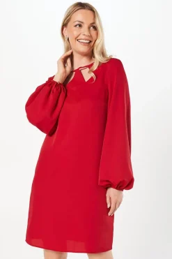 Cut Out Detail Shift Dress