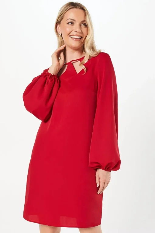 Cut Out Detail Shift Dress