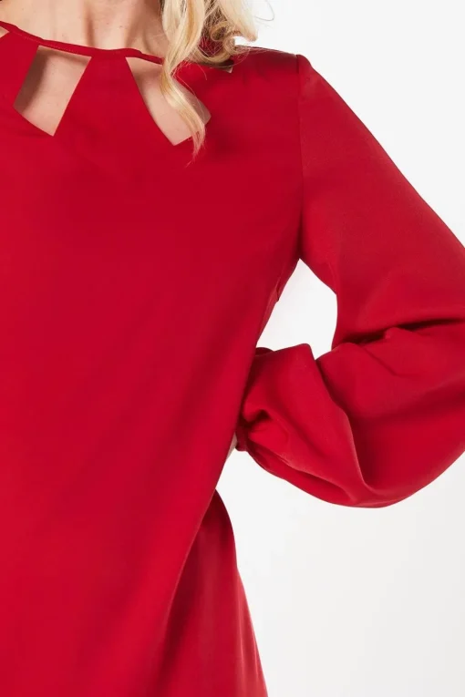 Cut Out Detail Shift Dress
