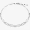 Dextera Rhodium Plated Large Link Chain Necklace 5683360