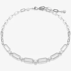 Dextera Rhodium Plated Large Link Chain Necklace 5683360