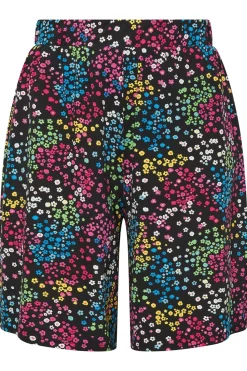 Ditsy Floral Print Jersey Shorts