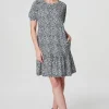 Ditsy Floral Short Tiered Dress