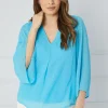 Dobby Pleat Detail Top