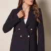 Double Breasted Military Blazer