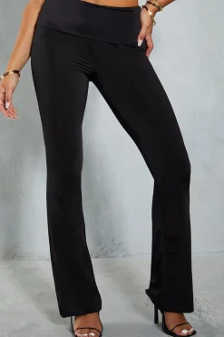 Double Layer Soft Touch Off Shoulder Top & Flare Trouser Co-ord