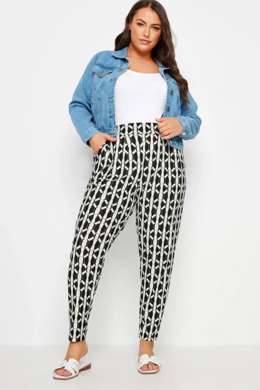 Double Pleat Harem Trousers