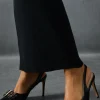 Double Strap Buckle Heels