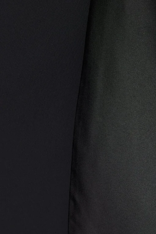 Drape Wrap Blazer Dress With Gem Buttons