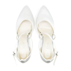 Dyeable satin 'Alysha' High Block Heel Court Shoes