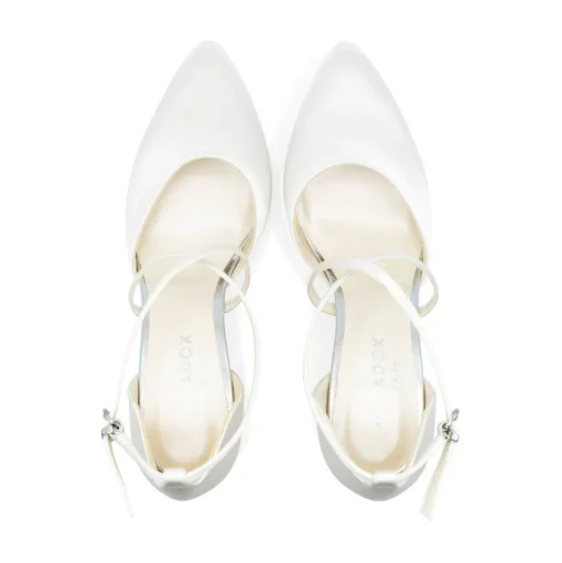 Dyeable satin 'Alysha' High Block Heel Court Shoes