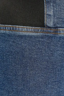 Elasticated Insert Split Hem Jeggings