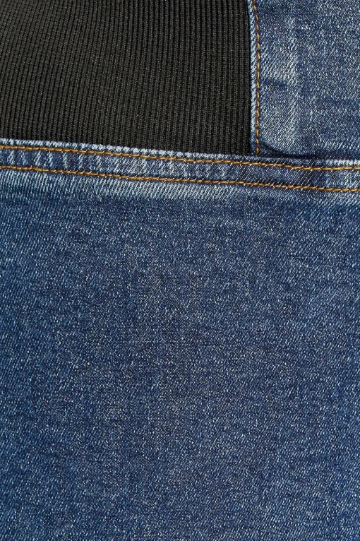 Elasticated Insert Split Hem Jeggings