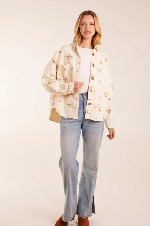 Embroidered Overshirt