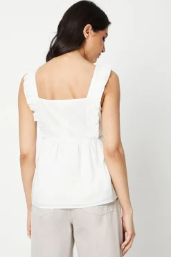 Embroidered Sleeveless Blouse