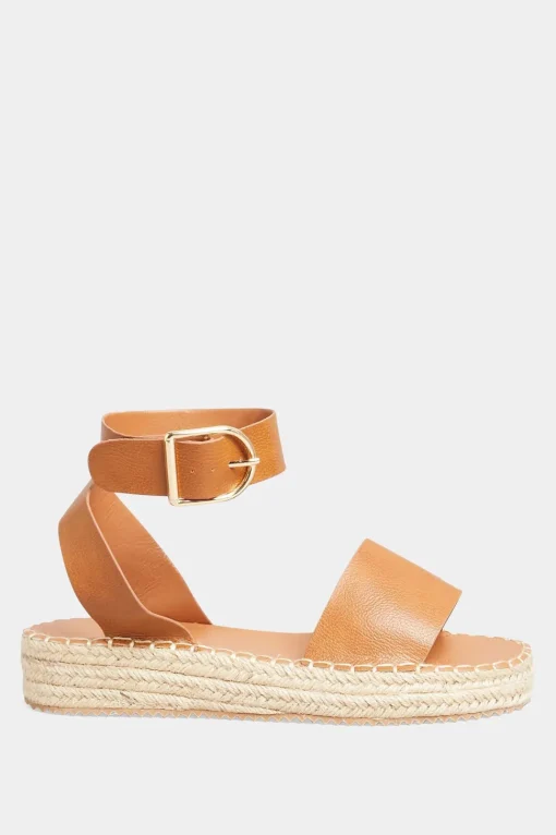 Extra Wide Fit Black Flatform Espadrilles