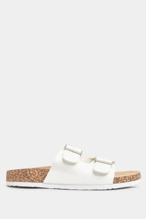 Extra Wide Fit Buckle Strap Footbed Sandals