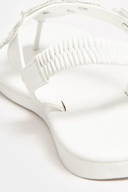 Extra Wide Fit Diamante Studded Sandals