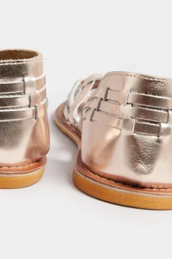 Extra Wide Fit Leather Mules