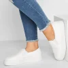 Extra Wide Fit Quilted Slip-On Trainers