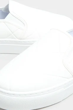 Extra Wide Fit Quilted Slip-On Trainers