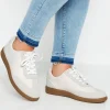Extra Wide Fit Retro Gum Sole Trainers