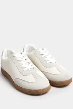 Extra Wide Fit Retro Gum Sole Trainers