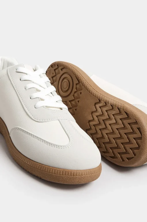 Extra Wide Fit Retro Gum Sole Trainers