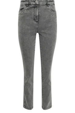 Eyelet Stud Boyfriend Jeans