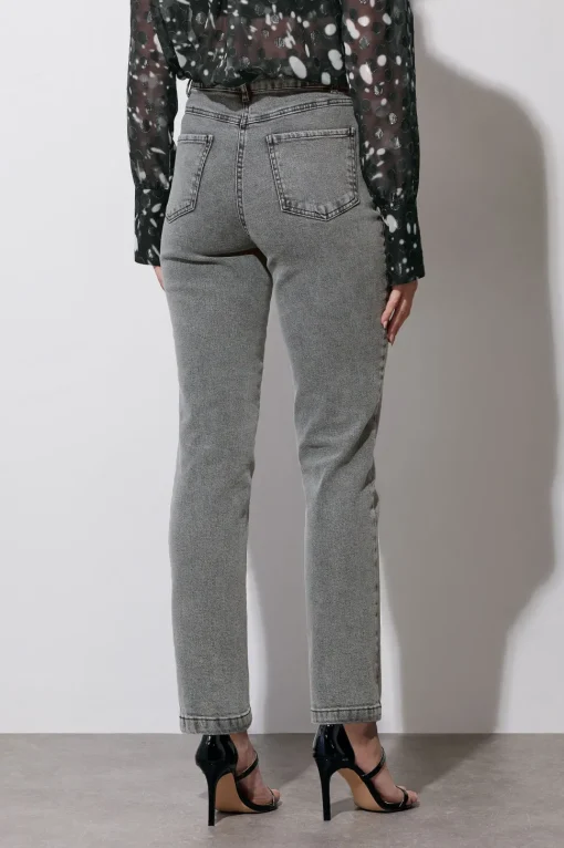 Eyelet Stud Boyfriend Jeans