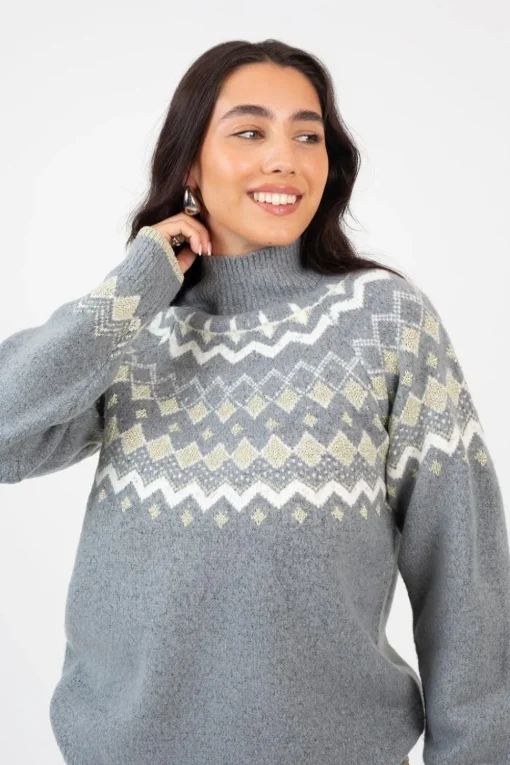 Fairisle Turtleneck Jumper