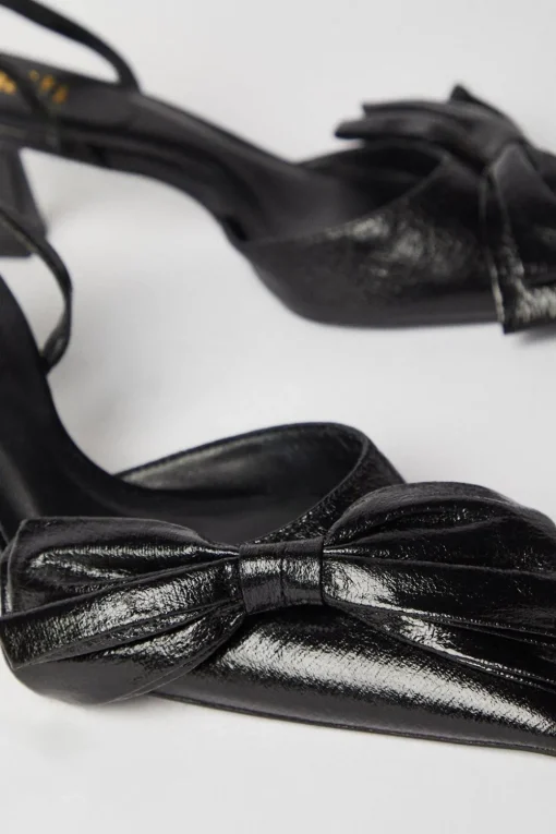 Faith: Cindy Bow Detail Slingback Court Shoes