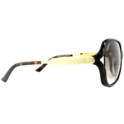 Fashion Havana Gold Brown Gradient Sunglasses