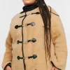 Faux Fur Toggle Jacket