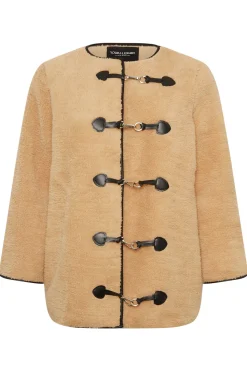 Faux Fur Toggle Jacket