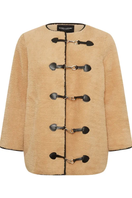 Faux Fur Toggle Jacket